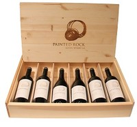 Branded Wooden Six Bottle Box